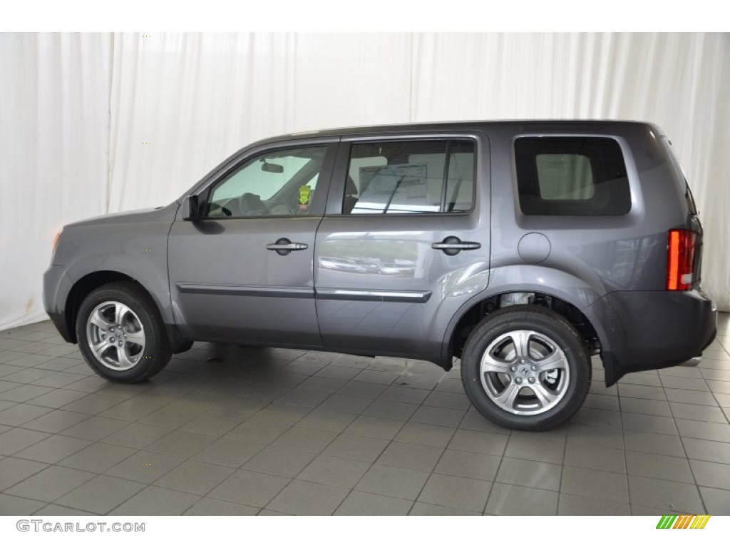 2014 Pilot EX - Modern Steel Metallic / Gray photo #6