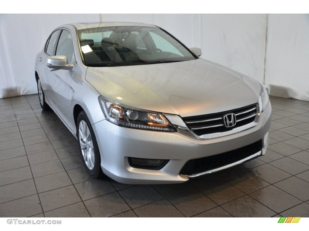 2014 Accord EX Sedan - Alabaster Silver Metallic / Gray photo #1