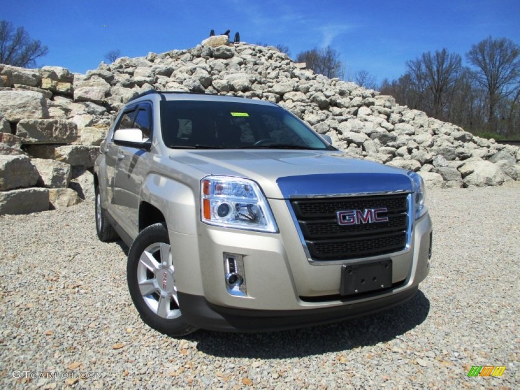 2012 Terrain SLE AWD - Gold Mist Metallic / Jet Black photo #1