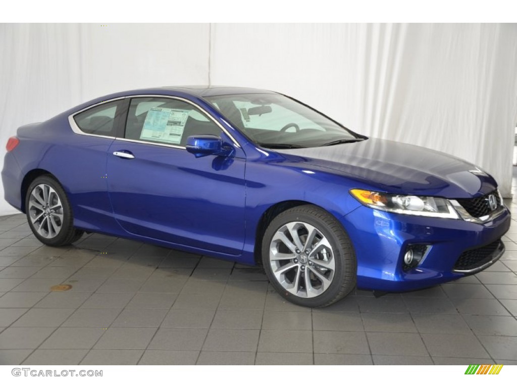 2014 Accord EX-L V6 Coupe - Still Night Pearl / Black photo #4