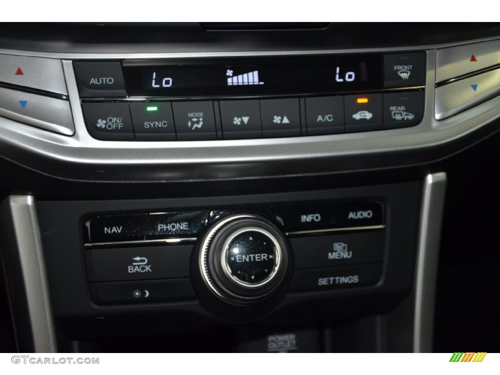 2014 Accord EX-L V6 Coupe - Still Night Pearl / Black photo #16