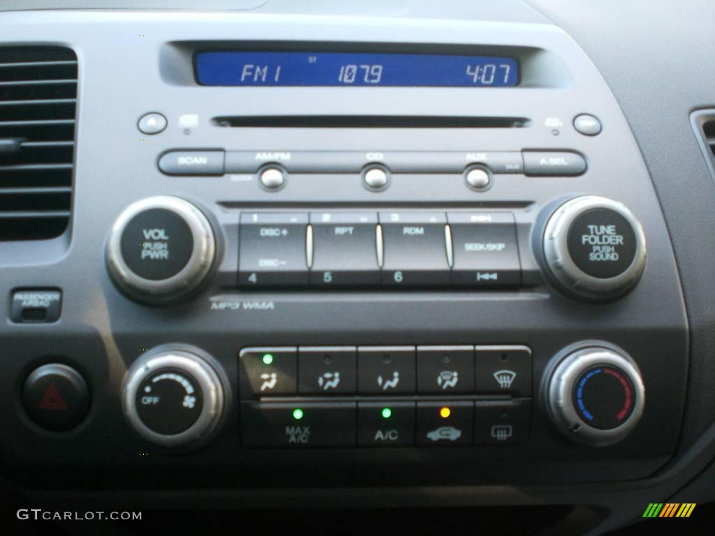 2008 Civic LX Sedan - Galaxy Gray Metallic / Gray photo #47