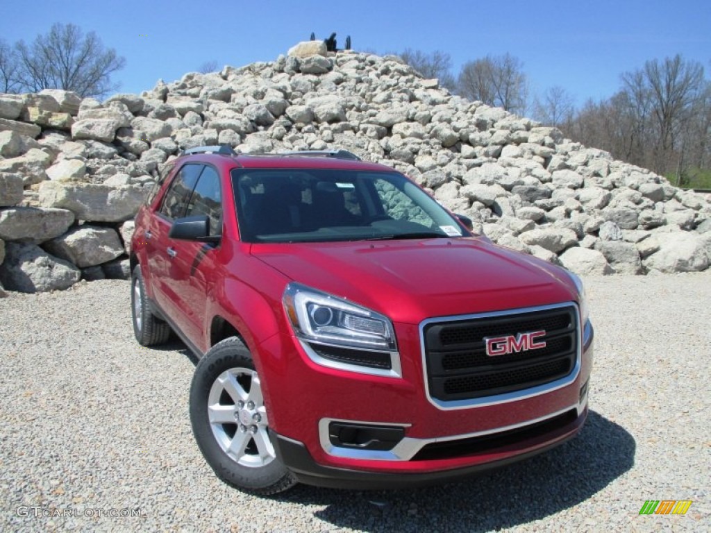 2014 Acadia SLE - Crystal Red Tintcoat / Ebony photo #1