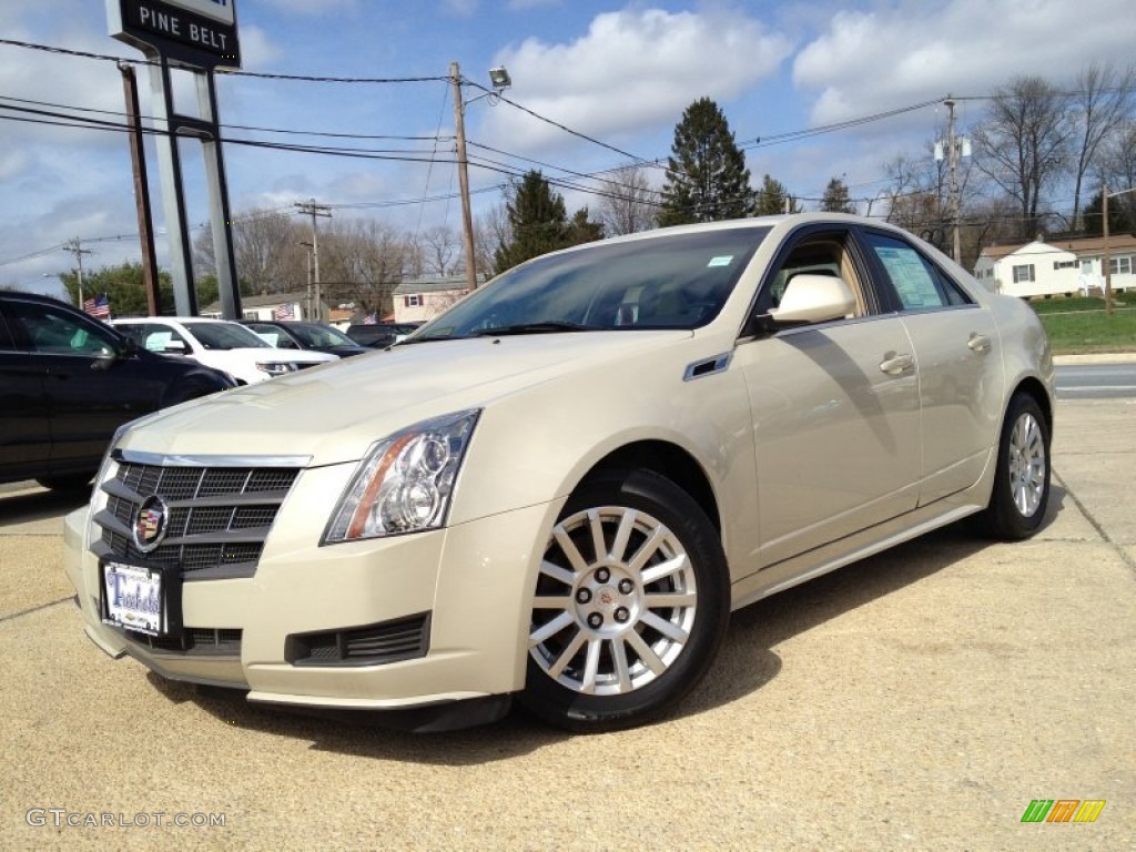2011 CTS 3.0 Sedan - Vanilla Latte Metallic / Cashmere/Cocoa photo #1