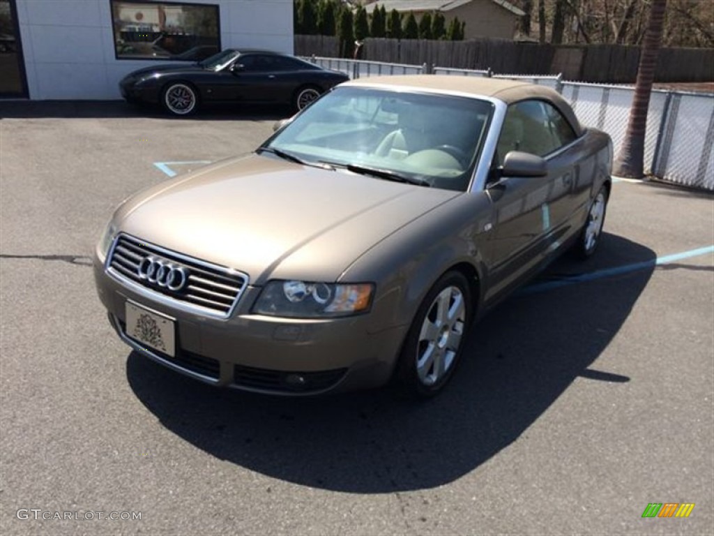 2005 A4 1.8T Cabriolet - Alpaka Beige Metallic / Beige photo #2