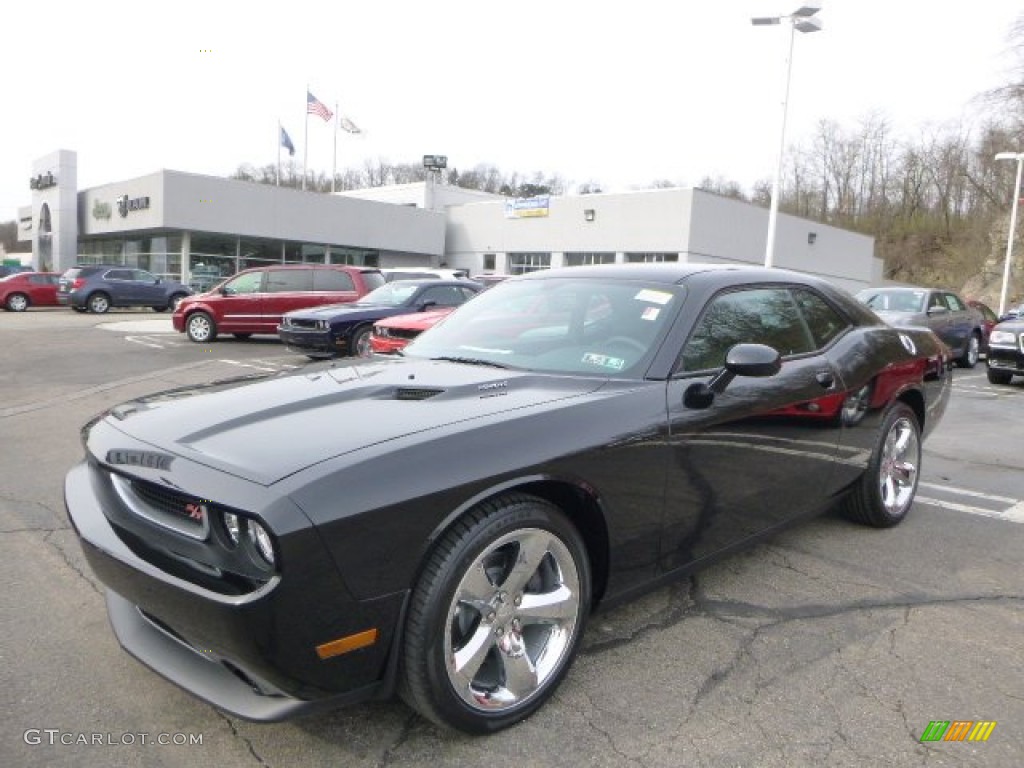 2014 Challenger R/T Plus - Black / Dark Slate Gray photo #1