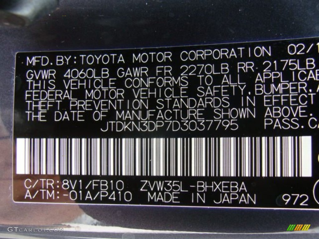 2013 Prius Plug-in Hybrid - Winter Gray Metallic / Dark Gray photo #26