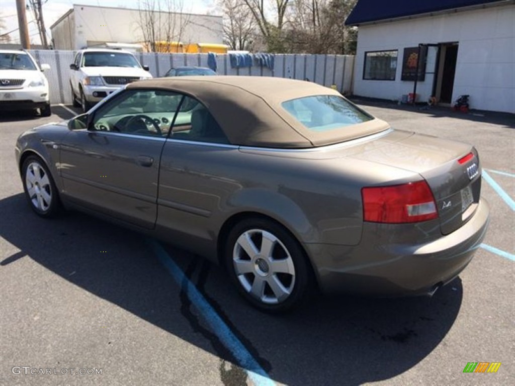 2005 A4 1.8T Cabriolet - Alpaka Beige Metallic / Beige photo #8