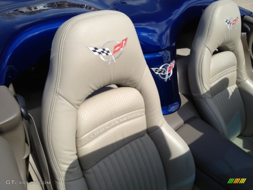 2004 Corvette Convertible - LeMans Blue Metallic / Light Gray photo #13