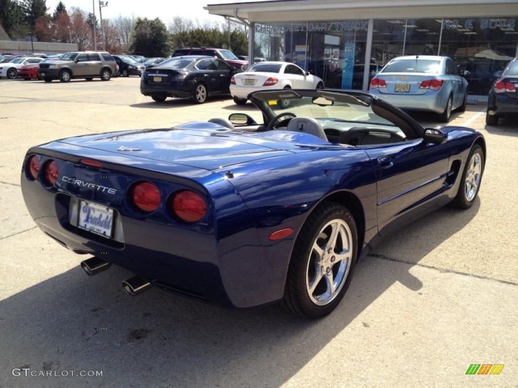 2004 Corvette Convertible - LeMans Blue Metallic / Light Gray photo #14