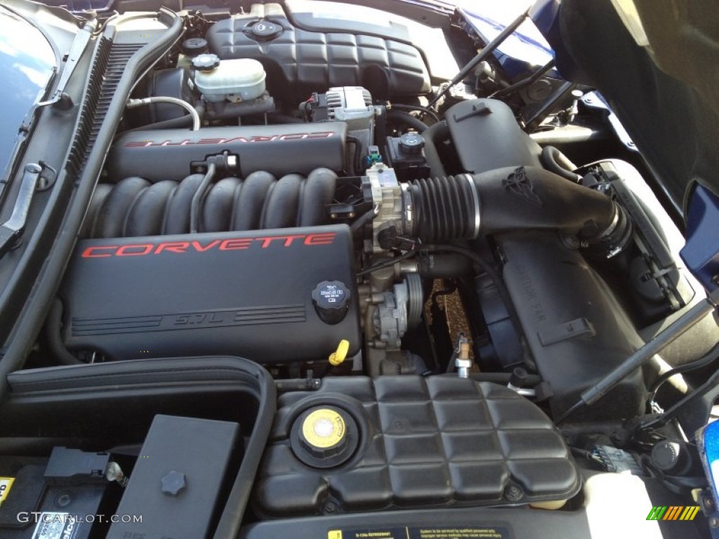 2004 Corvette Convertible - LeMans Blue Metallic / Light Gray photo #30