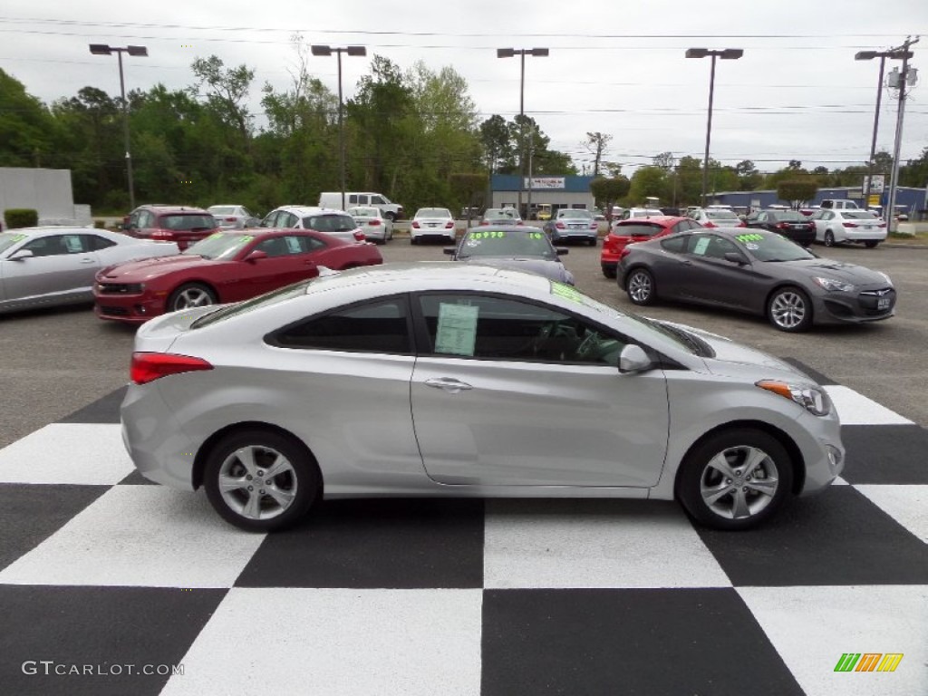 2013 Elantra Coupe GS - Silver / Black photo #3