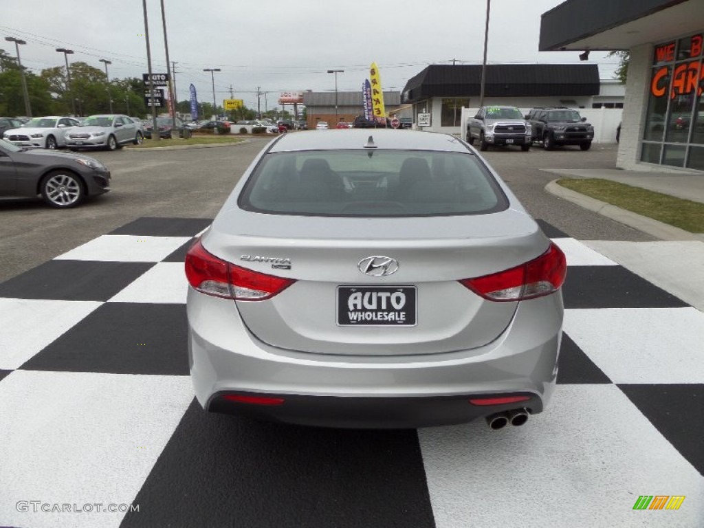 2013 Elantra Coupe GS - Silver / Black photo #4