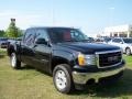 2008 Onyx Black GMC Sierra 1500 SLE Crew Cab  photo #3