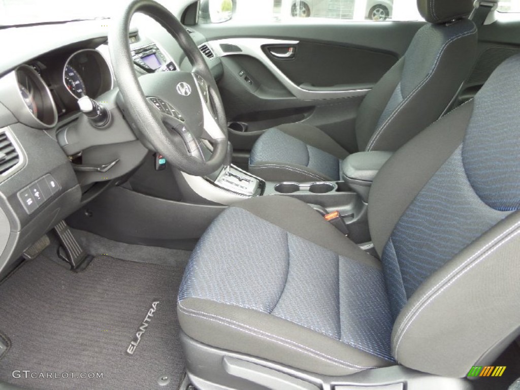 2013 Elantra Coupe GS - Silver / Black photo #11