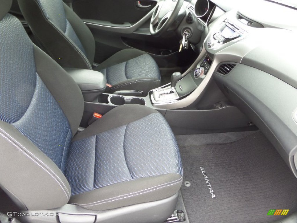 2013 Elantra Coupe GS - Silver / Black photo #13