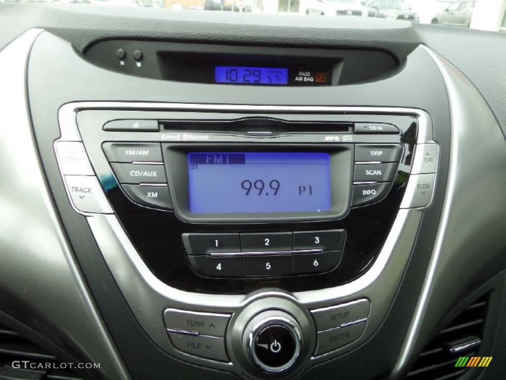 2013 Elantra Coupe GS - Silver / Black photo #17