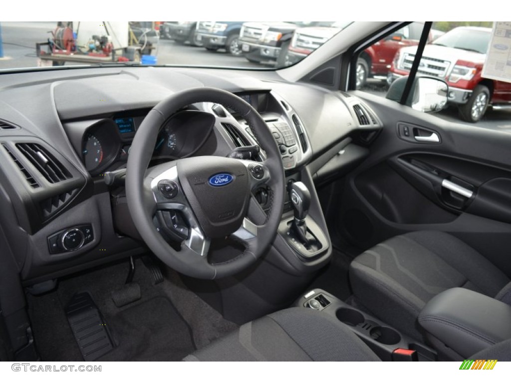 Charcoal Black Interior 2014 Ford Transit Connect XLT Van Photo #92656336
