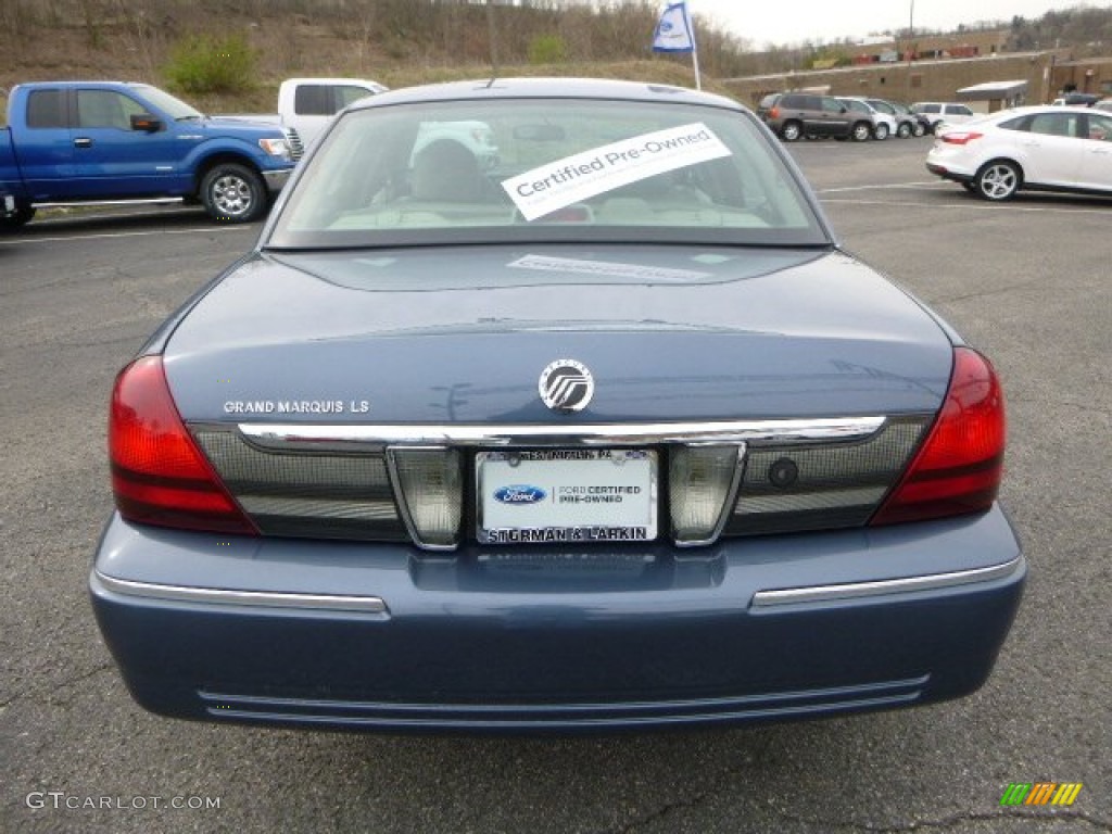 2010 Grand Marquis LS Ultimate Edition - Norsea Blue Metallic / Medium Light Stone photo #3