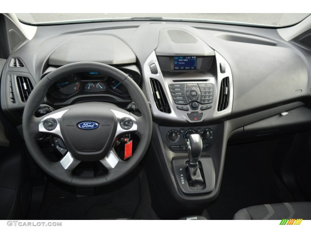2014 Ford Transit Connect XLT Van Charcoal Black Dashboard Photo #92656424