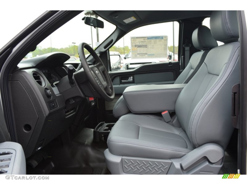 2014 F150 XL SuperCab - Oxford White / Steel Grey photo #6