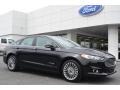 2014 Tuxedo Black Ford Fusion Hybrid Titanium  photo #1