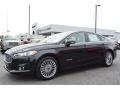 2014 Tuxedo Black Ford Fusion Hybrid Titanium  photo #3