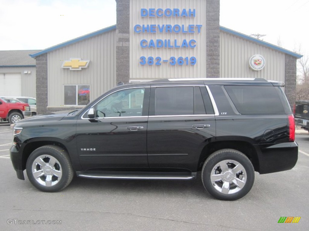 2015 Tahoe LTZ 4WD - Black / Jet Black photo #1