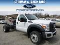Oxford White - F450 Super Duty XL Regular Cab 4x4 Chassis Photo No. 1