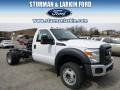 Oxford White 2015 Ford F450 Super Duty XL Regular Cab 4x4 Chassis