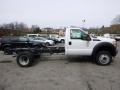 2015 Oxford White Ford F450 Super Duty XL Regular Cab 4x4 Chassis  photo #2