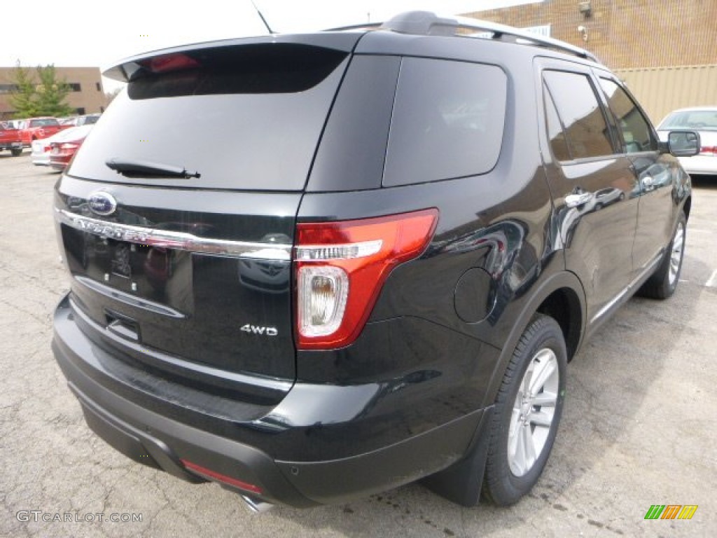 2014 Explorer XLT 4WD - Dark Side / Charcoal Black photo #2