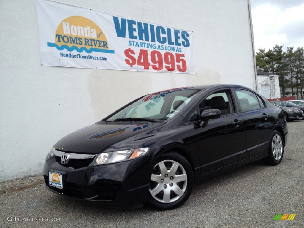 Crystal Black Pearl Honda Civic