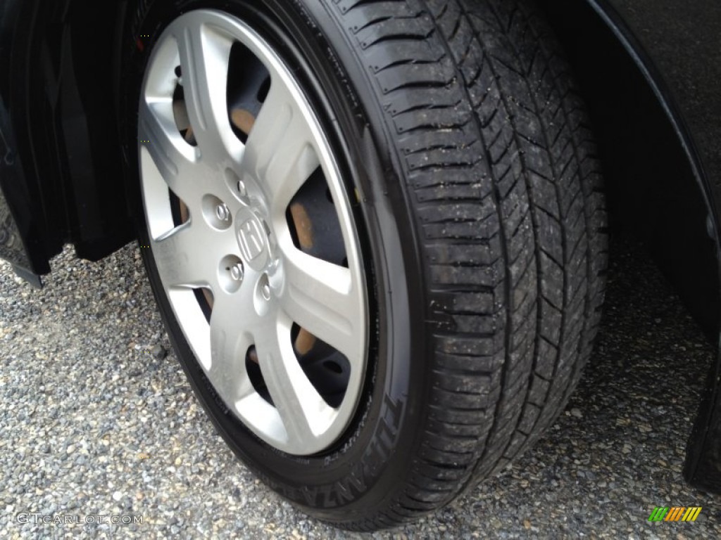 2010 Civic LX Sedan - Crystal Black Pearl / Gray photo #3