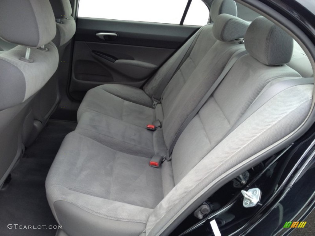 2010 Civic LX Sedan - Crystal Black Pearl / Gray photo #10