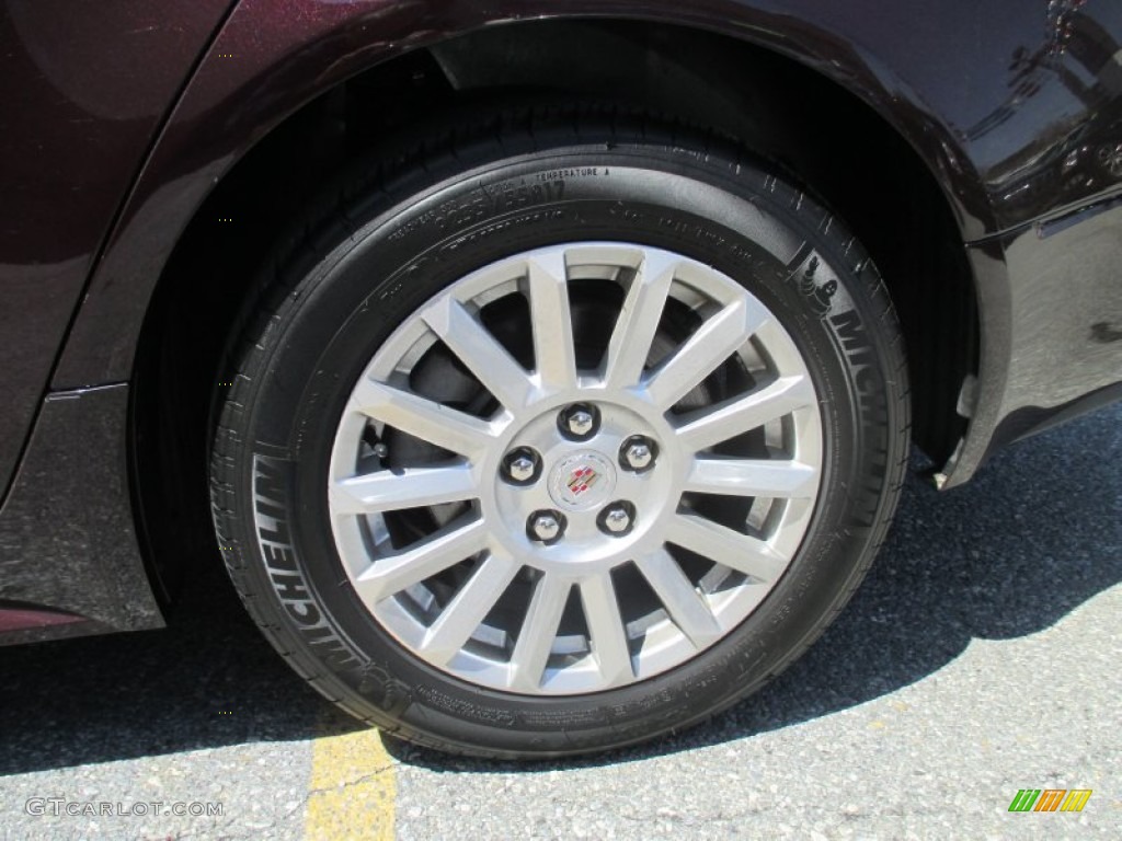 2010 CTS 4 3.0 AWD Sedan - Black Cherry / Cashmere/Cocoa photo #10