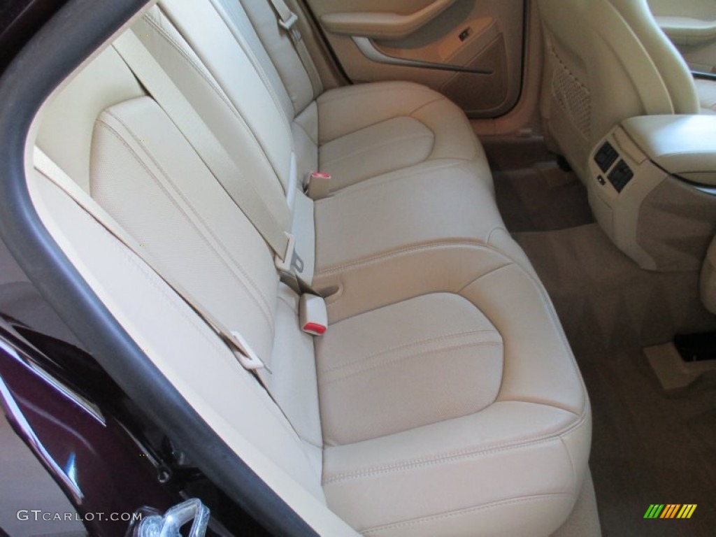 2010 CTS 4 3.0 AWD Sedan - Black Cherry / Cashmere/Cocoa photo #14
