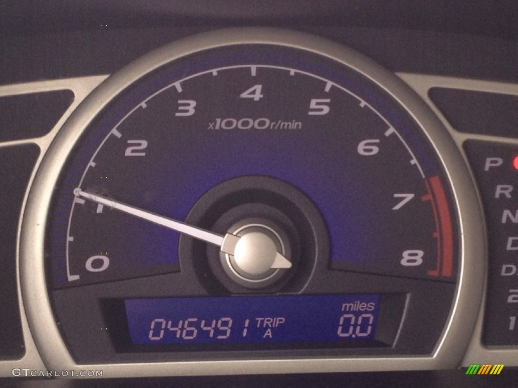 2010 Civic LX Sedan - Crystal Black Pearl / Gray photo #19