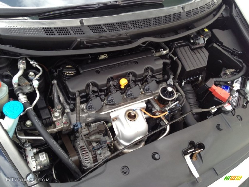 2010 Civic LX Sedan - Crystal Black Pearl / Gray photo #31