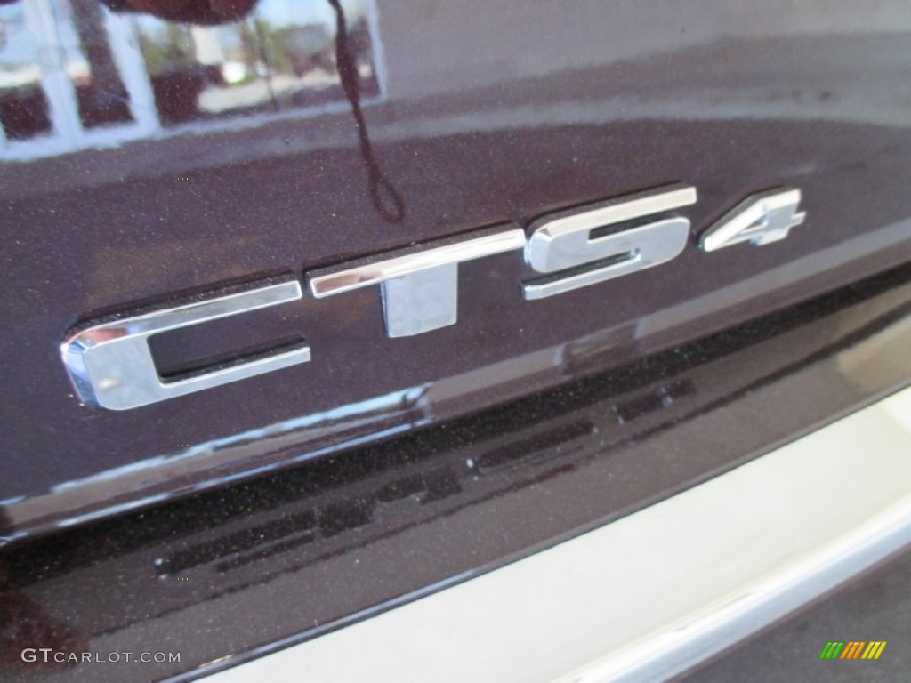 2010 CTS 4 3.0 AWD Sedan - Black Cherry / Cashmere/Cocoa photo #35