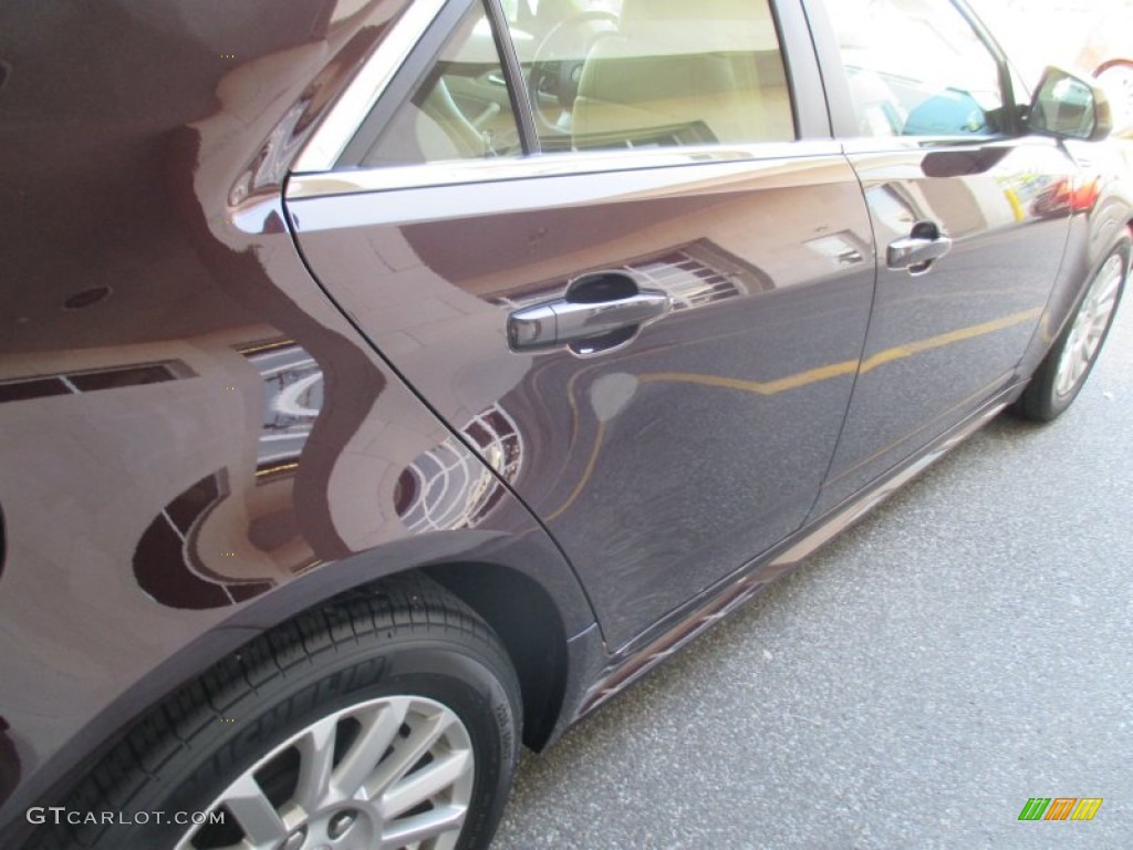 2010 CTS 4 3.0 AWD Sedan - Black Cherry / Cashmere/Cocoa photo #36