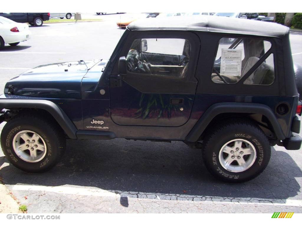 2004 Wrangler SE 4x4 - Patriot Blue Pearl / Khaki photo #3