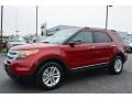 2014 Ruby Red Ford Explorer XLT  photo #3
