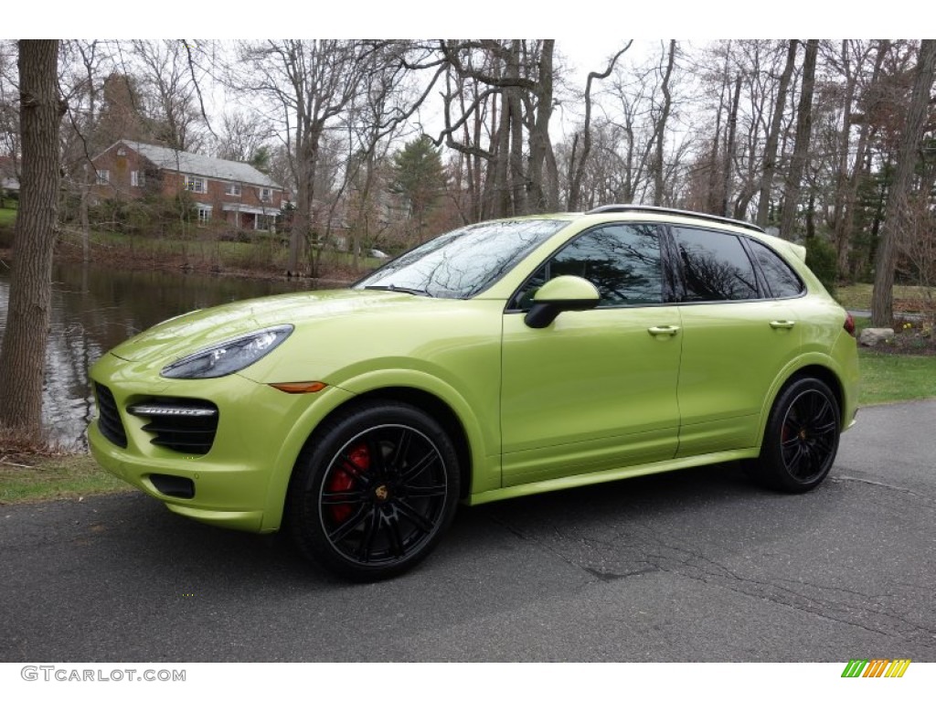 Peridot Metallic 2014 Porsche Cayenne GTS Exterior Photo #92660821