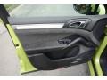2014 Porsche Cayenne GTS Black Leather/Alcantara w/Peridot Interior Door Panel Photo