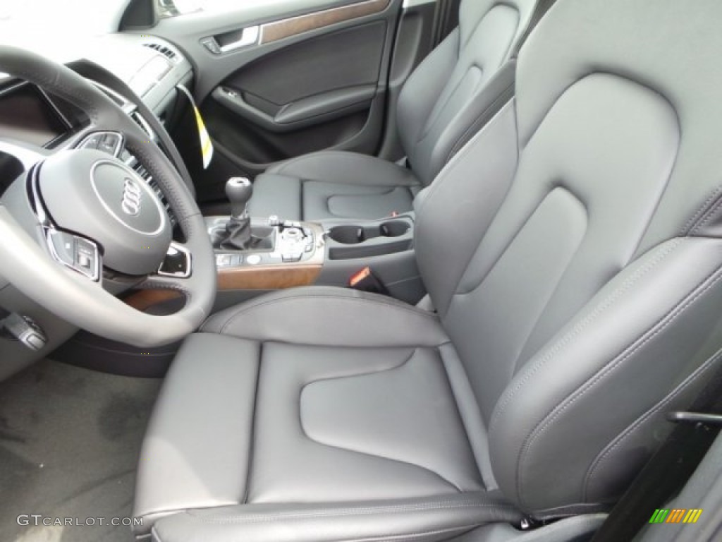 Black Interior 2014 Audi A4 2.0T quattro Sedan Photo #92661535
