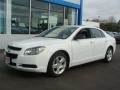 Summit White 2011 Chevrolet Malibu LS