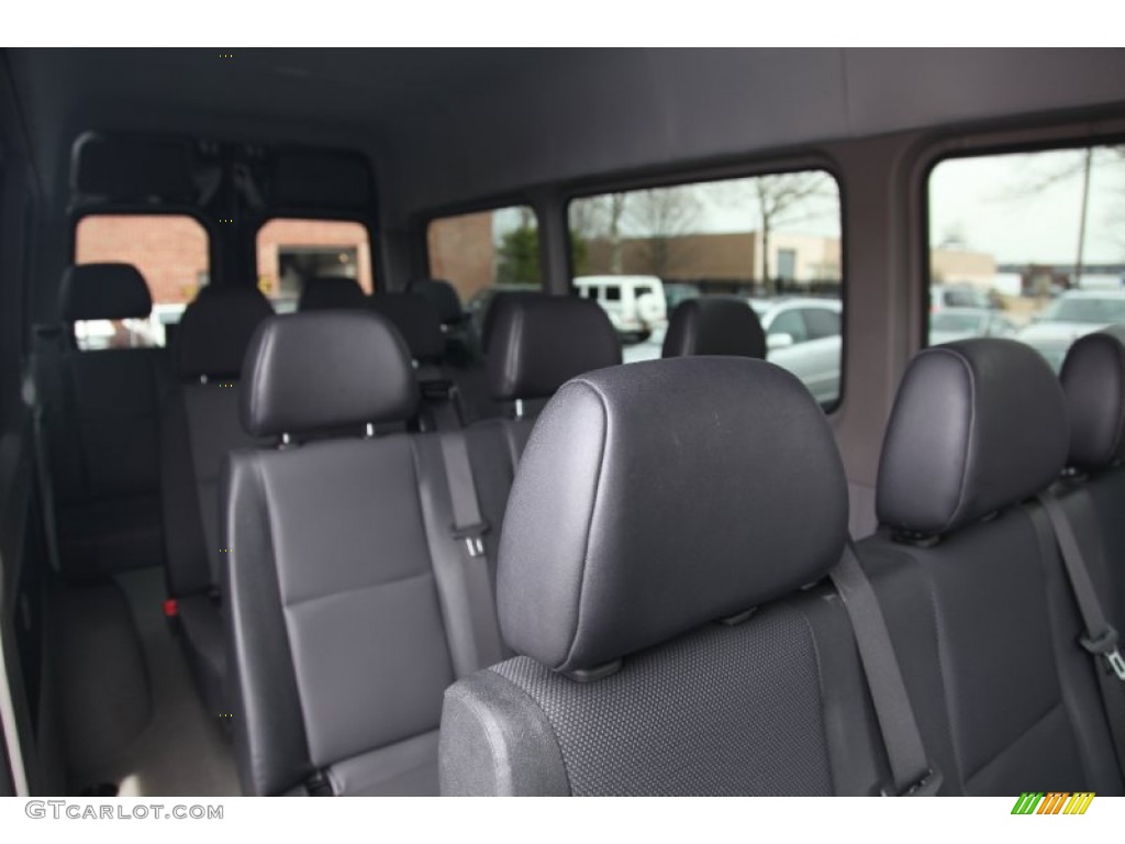 2012 Sprinter 2500 High Roof Passenger Van - Carbon Black Metallic / Lima Black Fabric photo #5