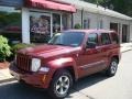 2008 Inferno Red Crystal Pearl Jeep Liberty Sport 4x4  photo #1