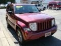 2008 Inferno Red Crystal Pearl Jeep Liberty Sport 4x4  photo #5